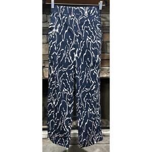 Women’s ATHLETA Blue/White Vienna Cargo Pants Size 0P 0 Petite *D1